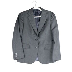 H. Freeman &‎ Son Womens S Gray Blazer Business Casual Career Jacket